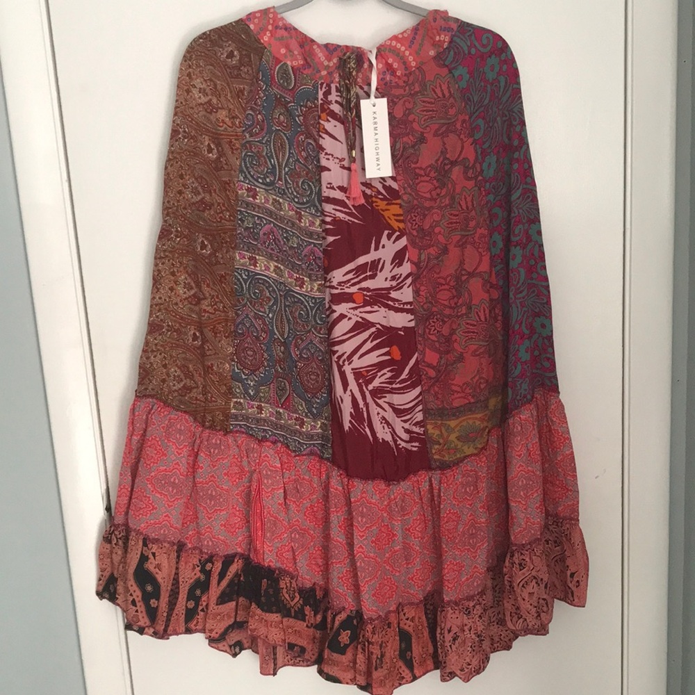 Karma Highway Patchwork Skirt
